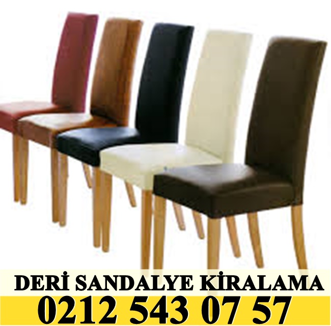 Deri Sandalye kiralama