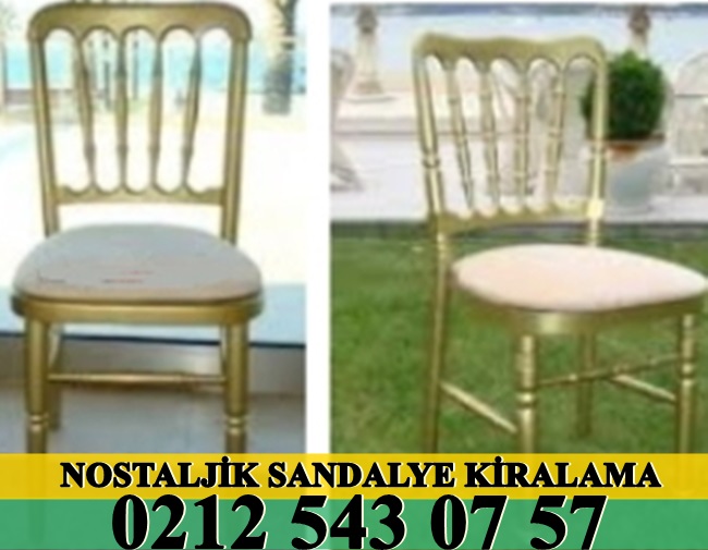 Nostaljik Sandalye kiralama
