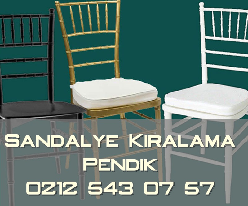 Pendik sandalye kiralama