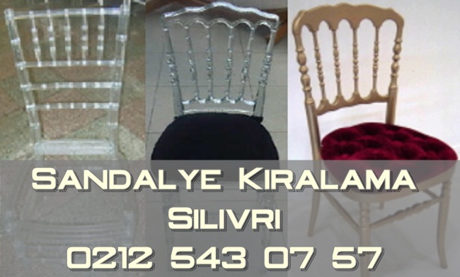 Silivri sandalye kiralama